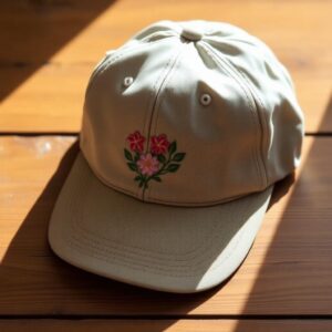 Hand-Embroidered Hat