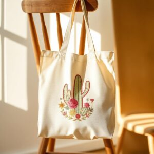 Canvas Tote — Embroidered